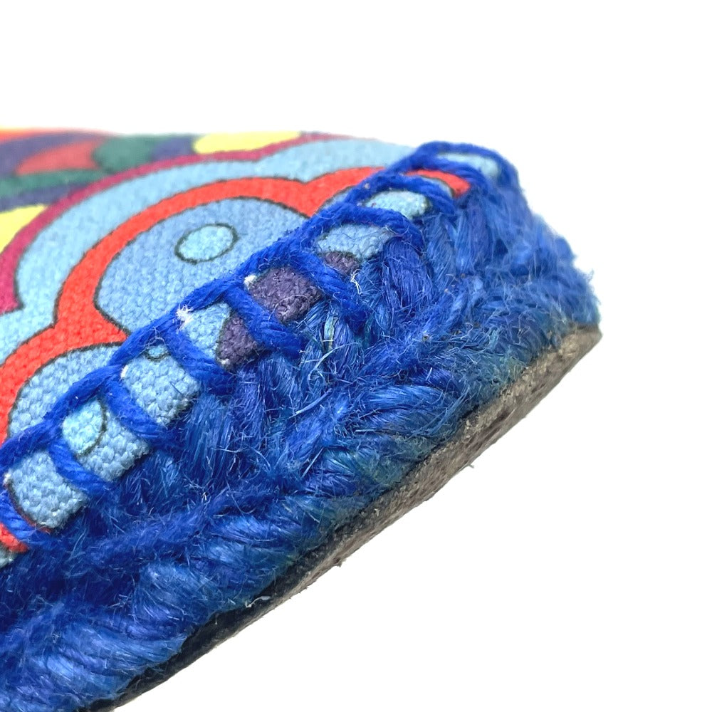 HERMES Slip-on cotton multicolor Espadrille Women 35 Used