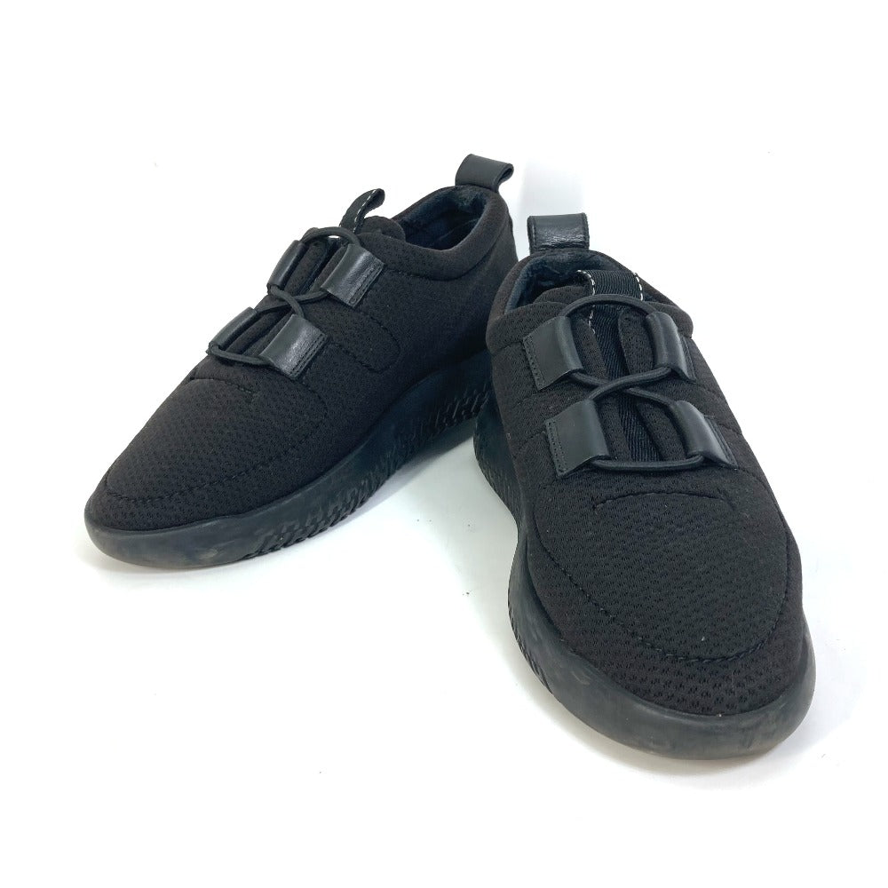 HERMES sneakers Mesh / leather black mesh Women 37 Used