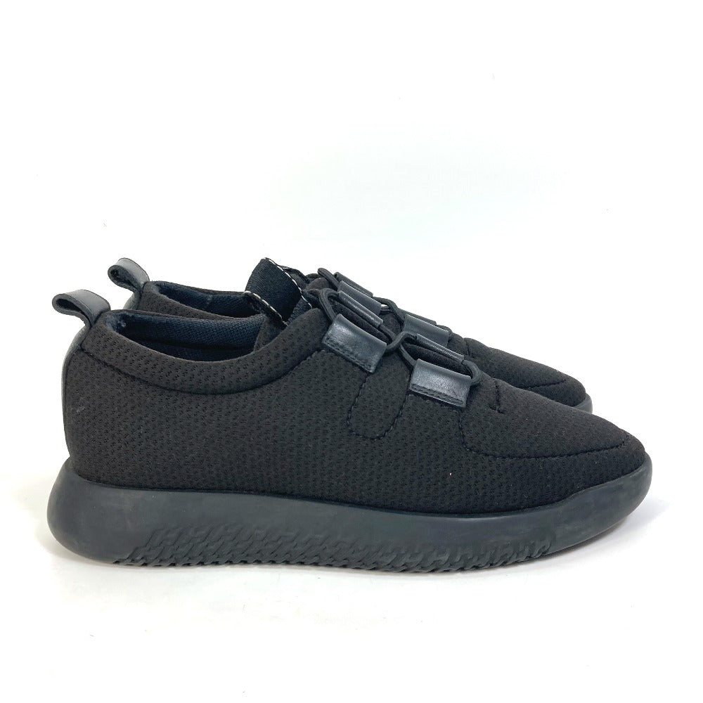 HERMES sneakers Mesh / leather black mesh Women 37 Used