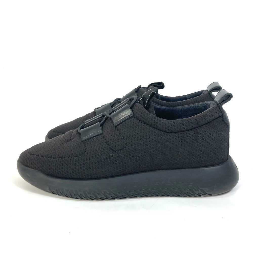 HERMES sneakers Mesh / leather black mesh Women 37 Used