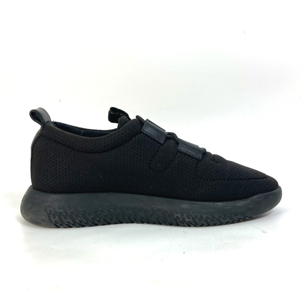 HERMES sneakers Mesh / leather black mesh Women 37 Used
