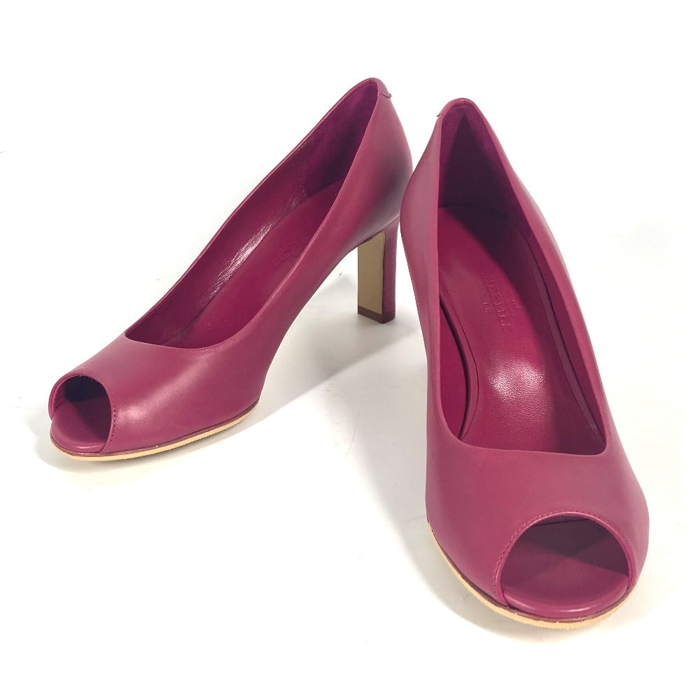 HERMES pumps leather pink Women 35 Used
