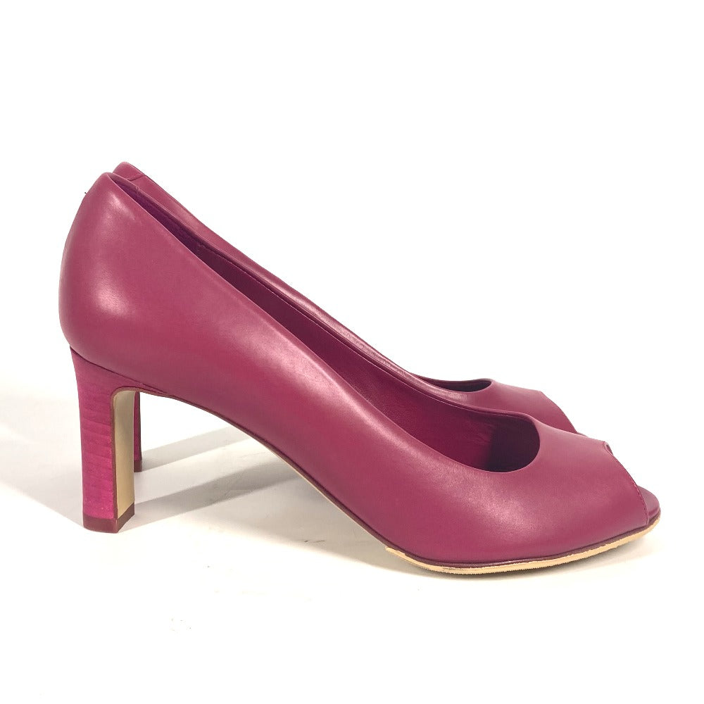 HERMES pumps leather pink Women 35 Used