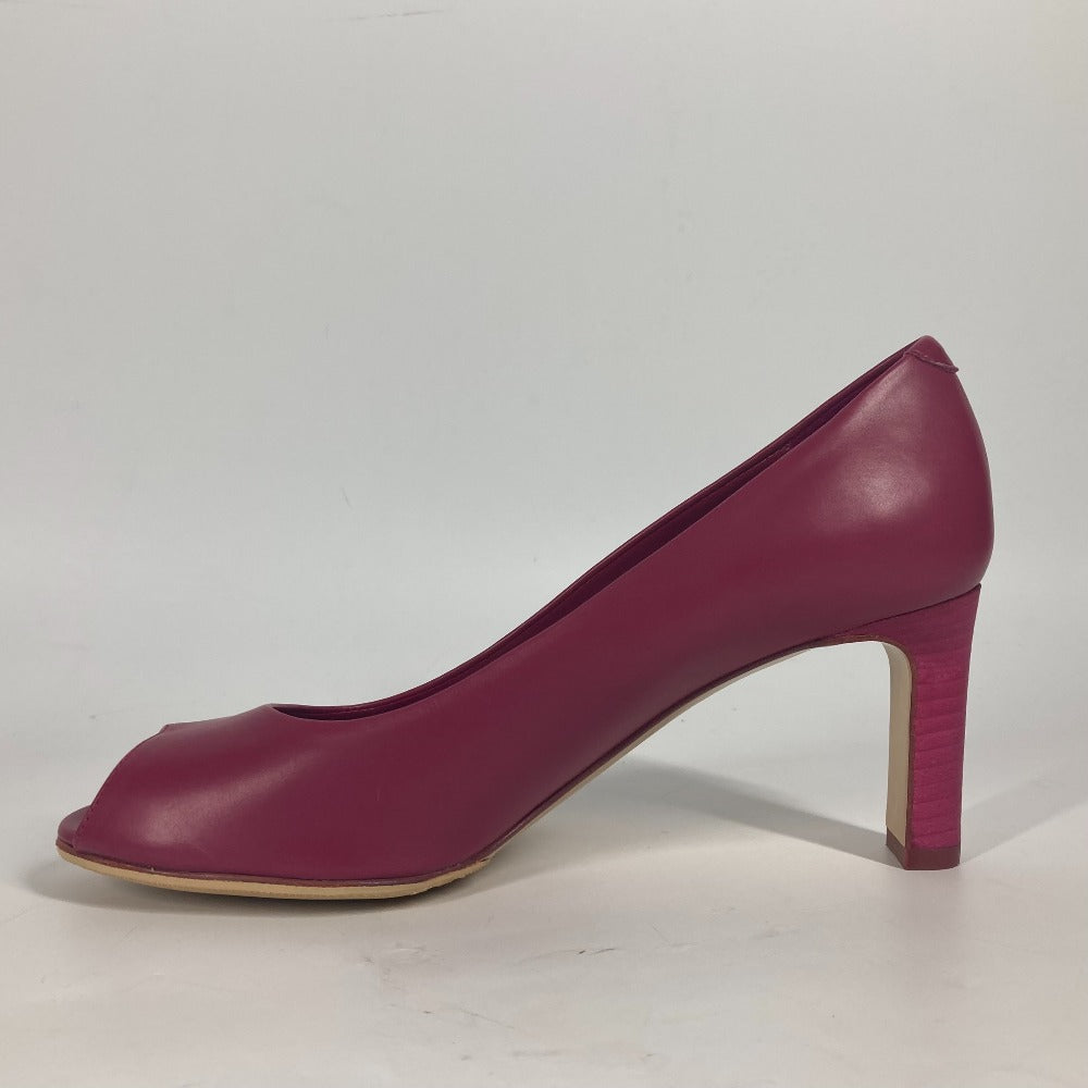 HERMES pumps leather pink Women 35 Used
