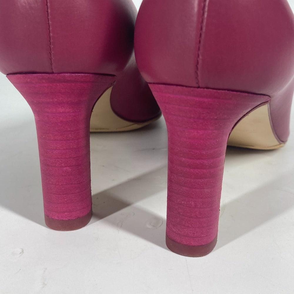 HERMES pumps leather pink Women 35 Used