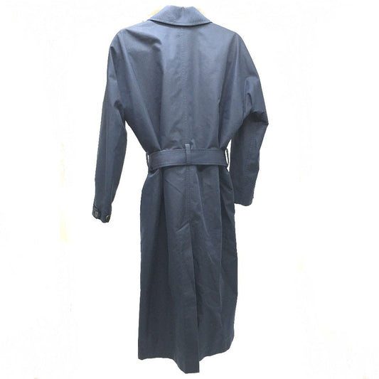 HERMES trench coat cotton Navy With belt Thin spring coat Women 34 Used