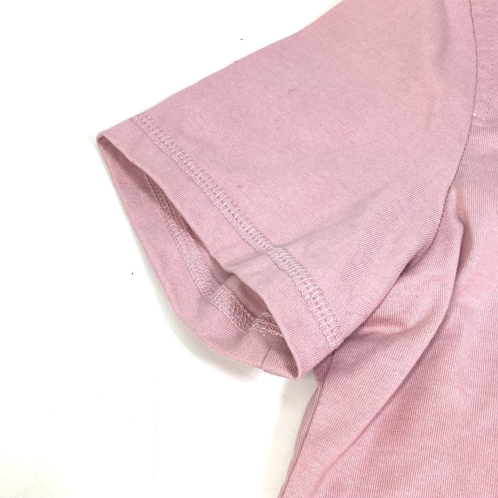 HERMES Short sleeve T-shirt cotton pink 22Stainless Steel cartouche Women 36 Used