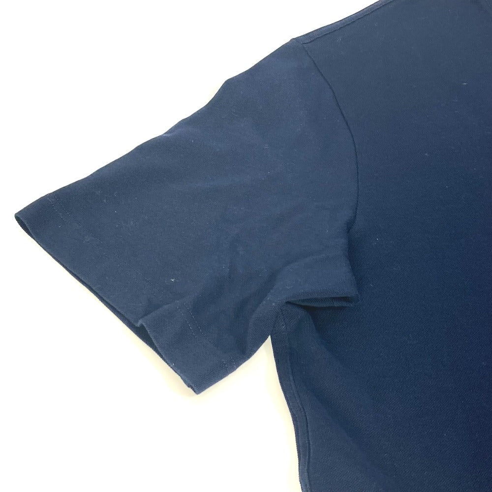 HERMES Short sleeve T-shirt cotton Navy Tops Apparel H embroidery mens XXL Used