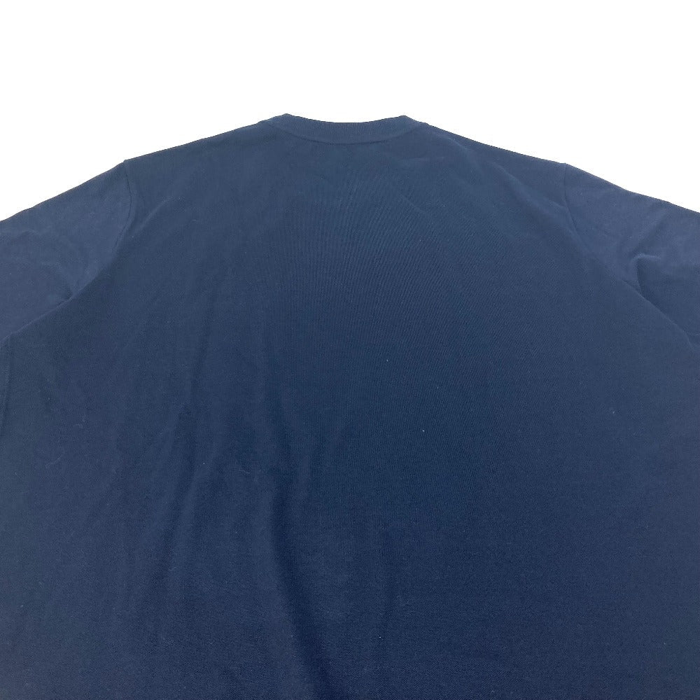 HERMES Short sleeve T-shirt cotton Navy Tops Apparel H embroidery mens XXL Used