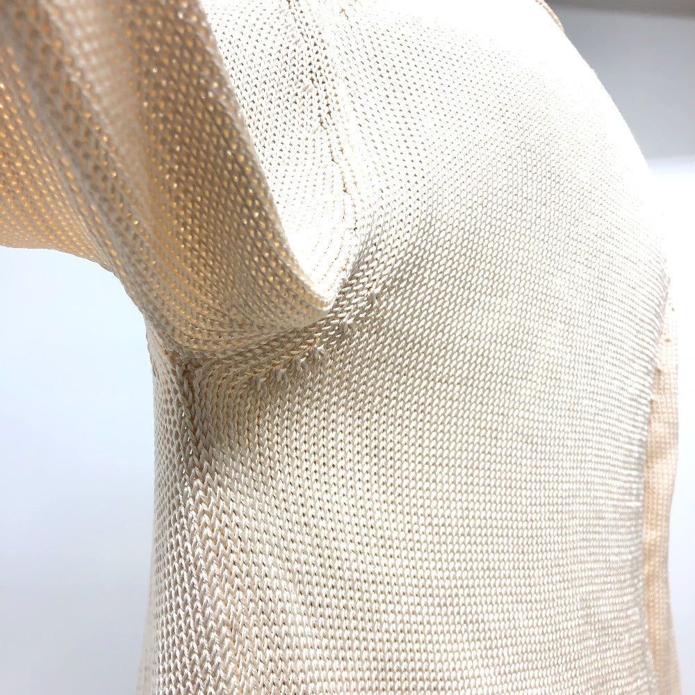 HERMES cardigan silk beige Outerwear Long Sleeve Women 36 Used