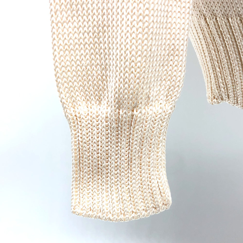 HERMES cardigan silk beige Outerwear Long Sleeve Women 36 Used