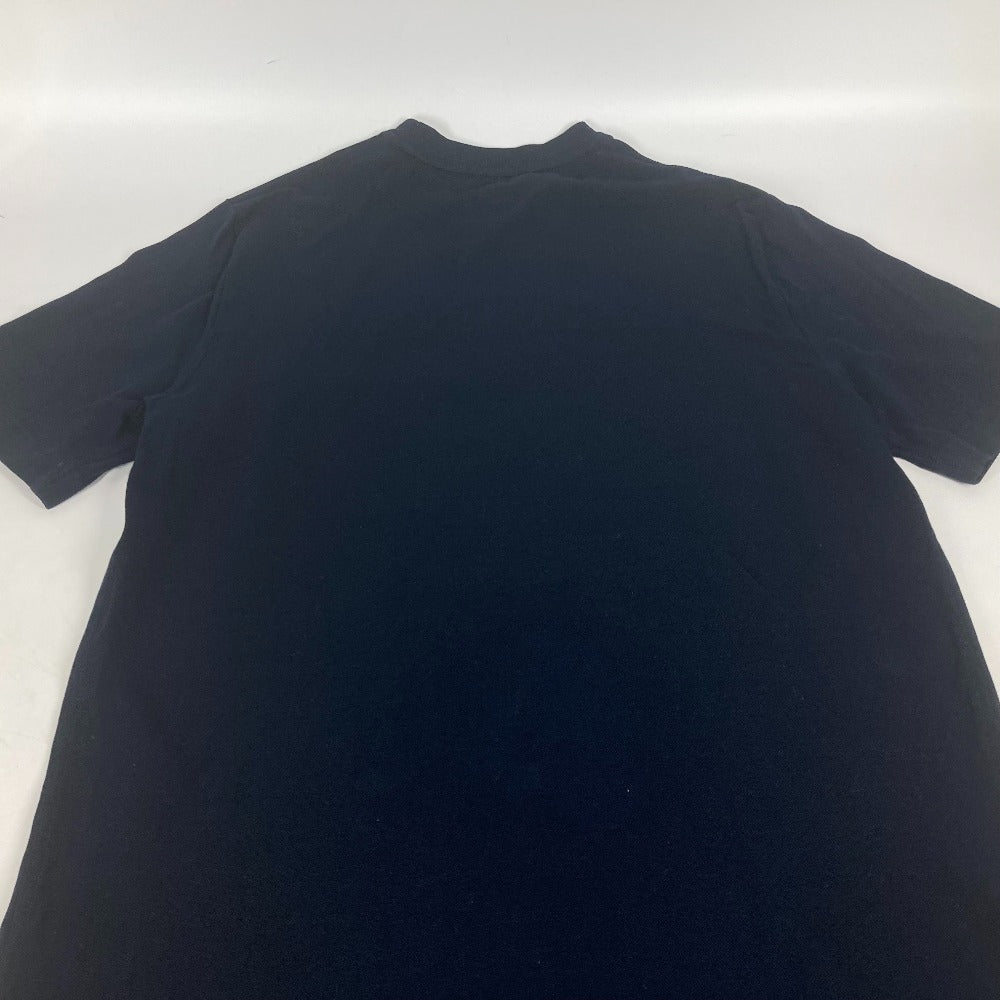 HERMES Short sleeve T-shirt cotton Navy pocket logo mens M Used