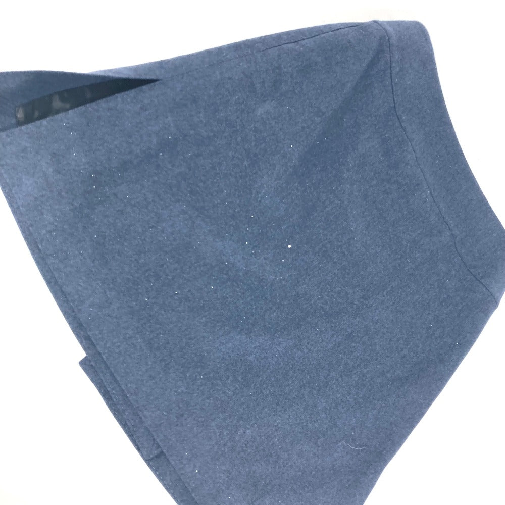 HERMES skirt wool Navy Plain Women 34 Used