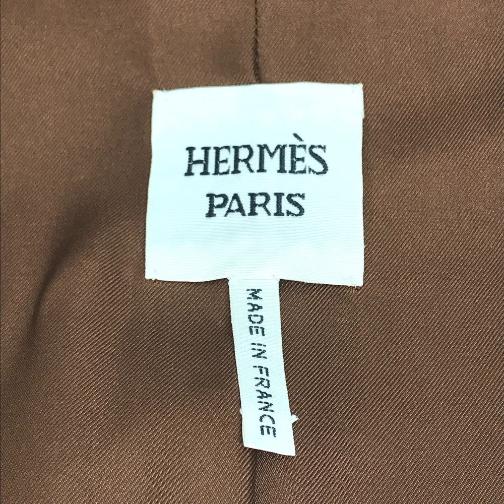 HERMES Blouson leather Brown Limited to 5 bottles worldwide apparel Women 38 Used