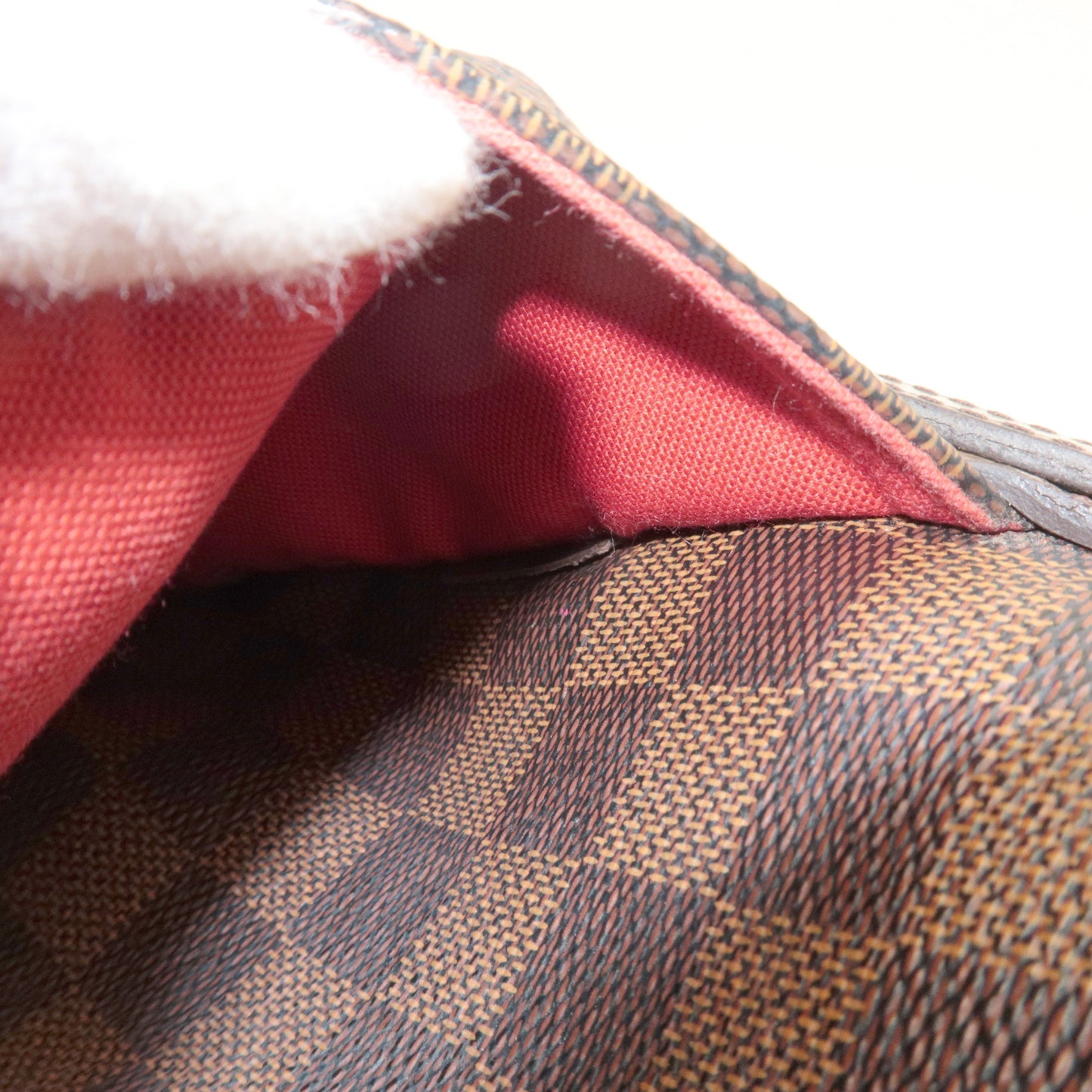 Louis Vuitton Damier Totally MM Shoulder Bag Brown N41281