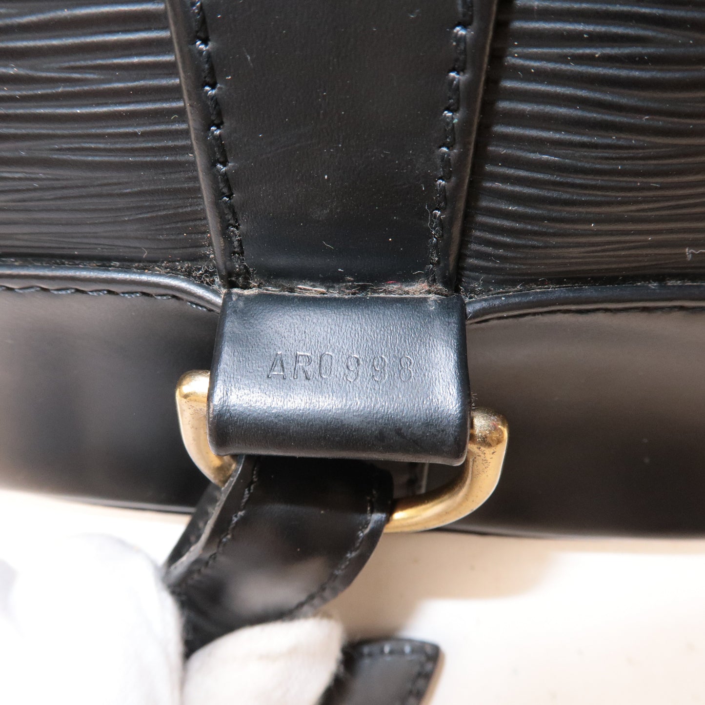 Louis Vuitton Epi Randonnee GM Laundry Bag Noir Black M43082