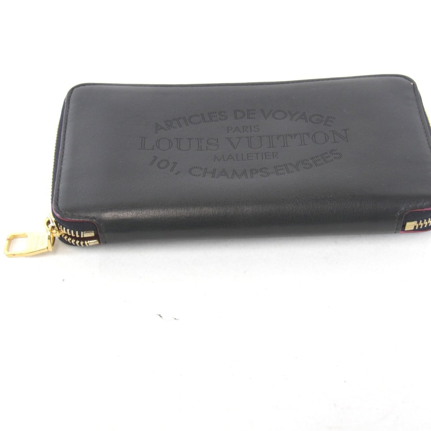 Louis Vuitton  Leather Long Wallet (Bi-Fold)