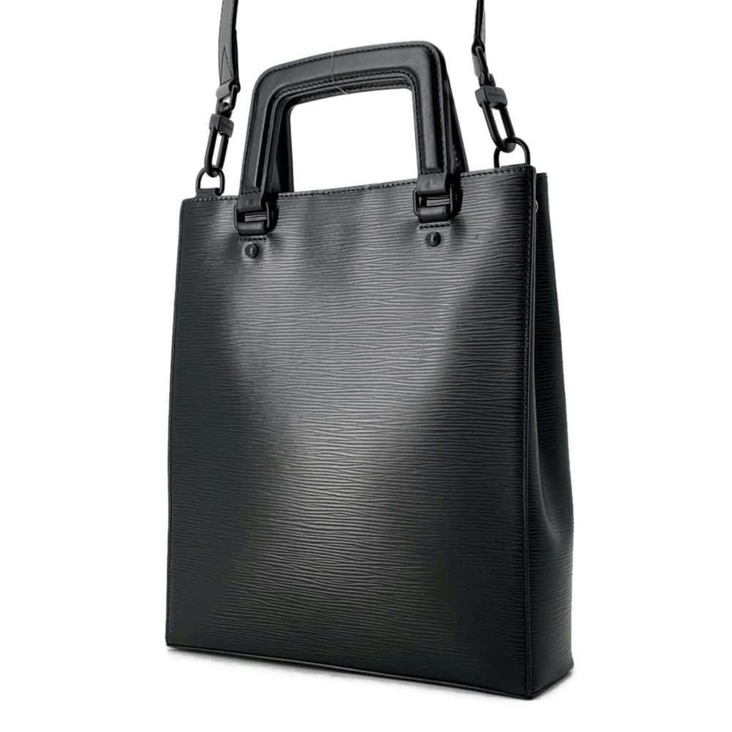Louis Vuitton  Noir Epi Leather Handbag Shoulder Bag