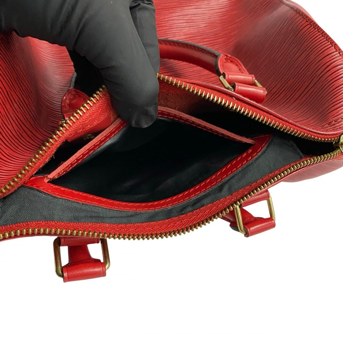LOUIS VUITTON Handbag Epi Leather Red Epi Speedy 25