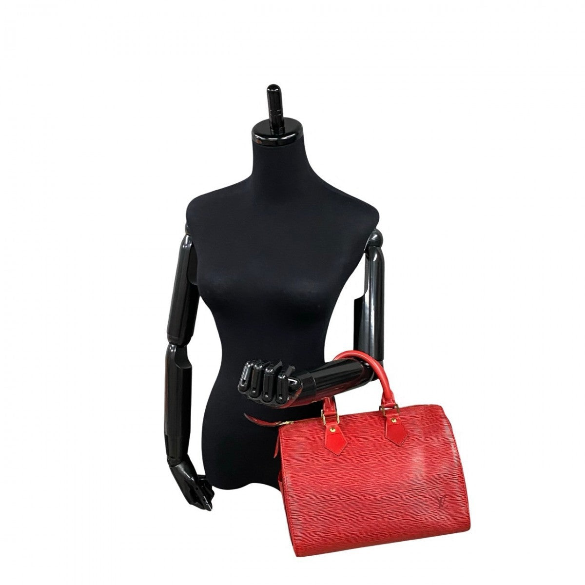 LOUIS VUITTON Handbag Epi Leather Red Epi Speedy 25