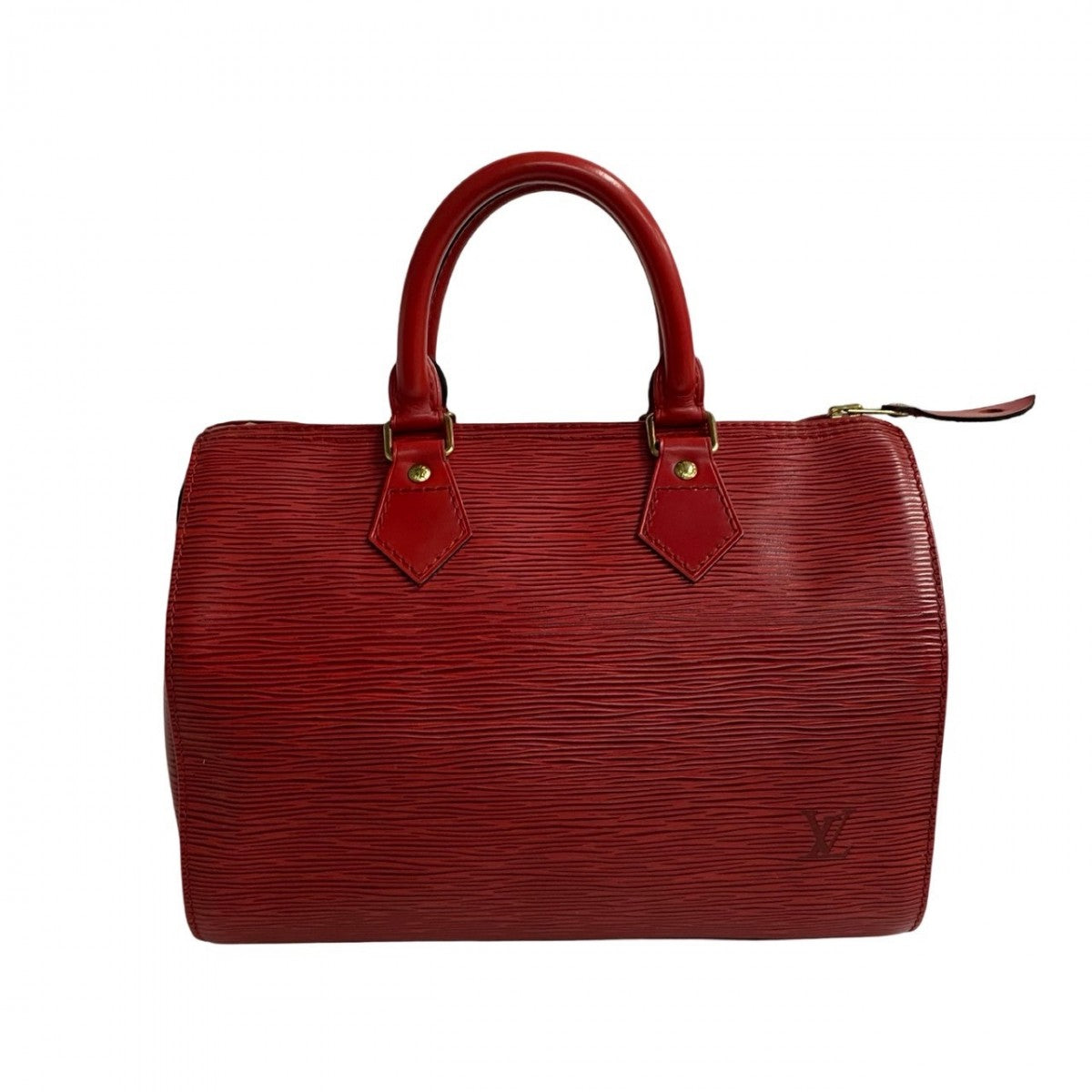 LOUIS VUITTON Handbag Epi Leather Red Epi Speedy 25