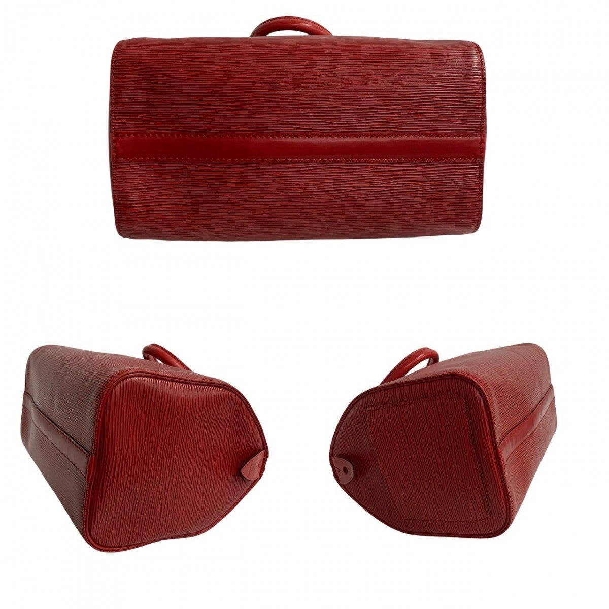 LOUIS VUITTON Handbag Epi Leather Red Epi Speedy 25