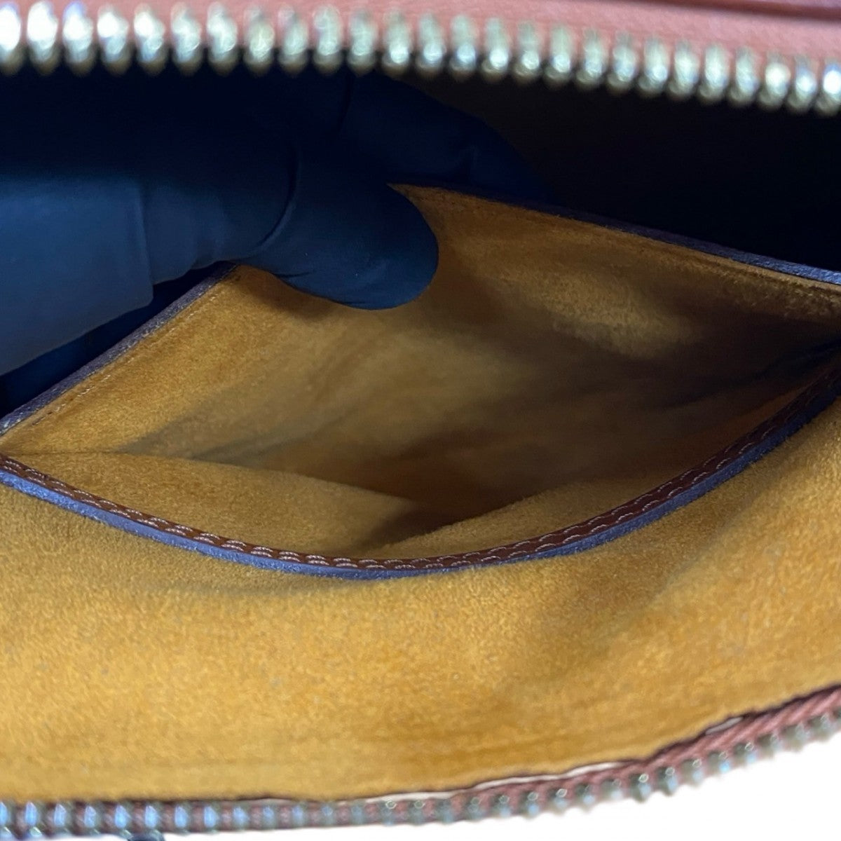 LOUIS VUITTON Handbag Epi Leather Brown Epi Alma