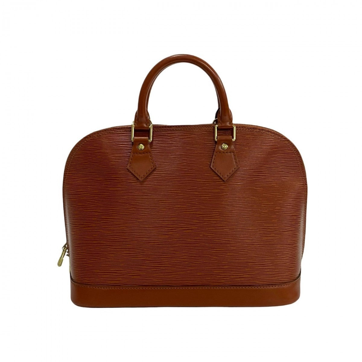 LOUIS VUITTON Handbag Epi Leather Brown Epi Alma