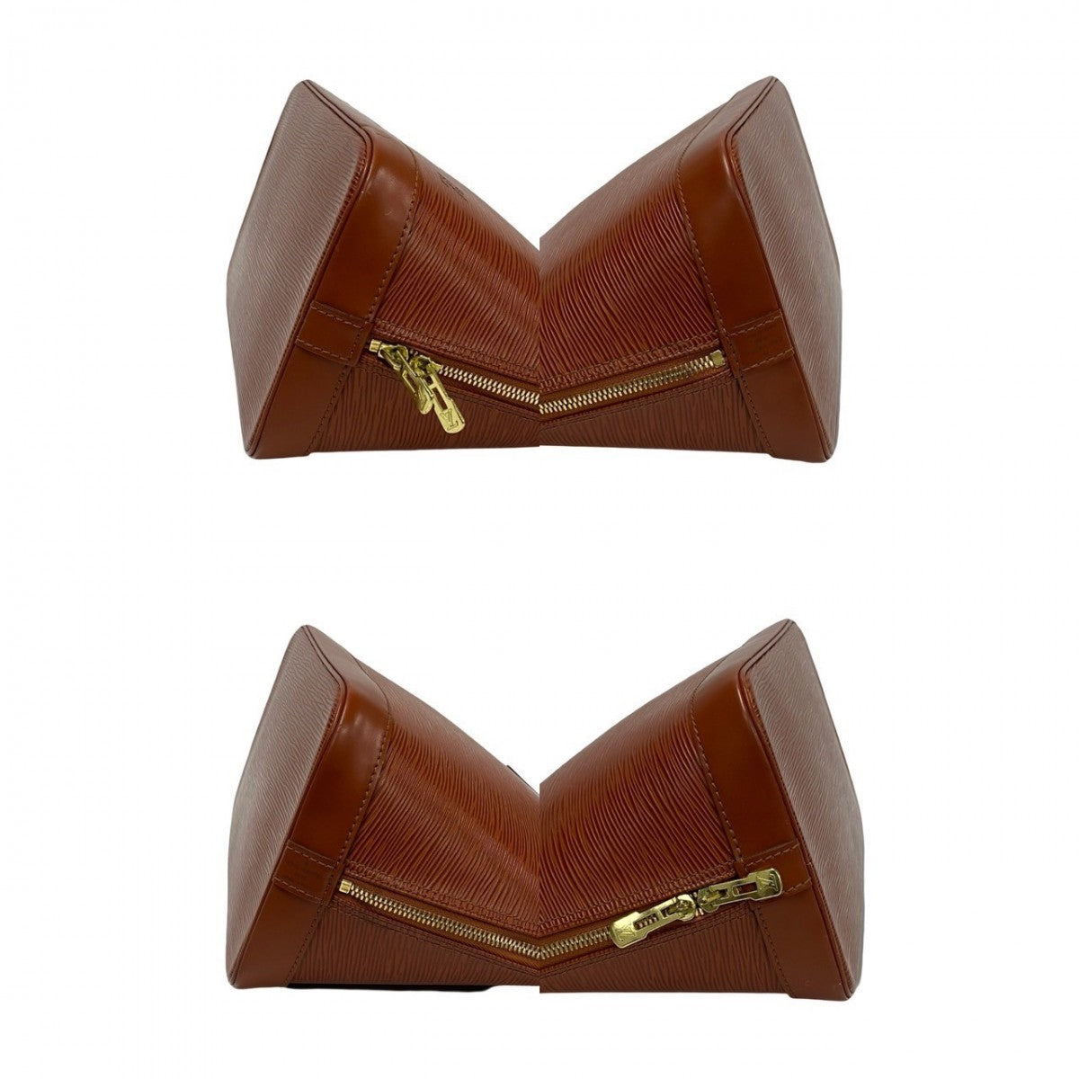 LOUIS VUITTON Handbag Epi Leather Brown Epi Alma