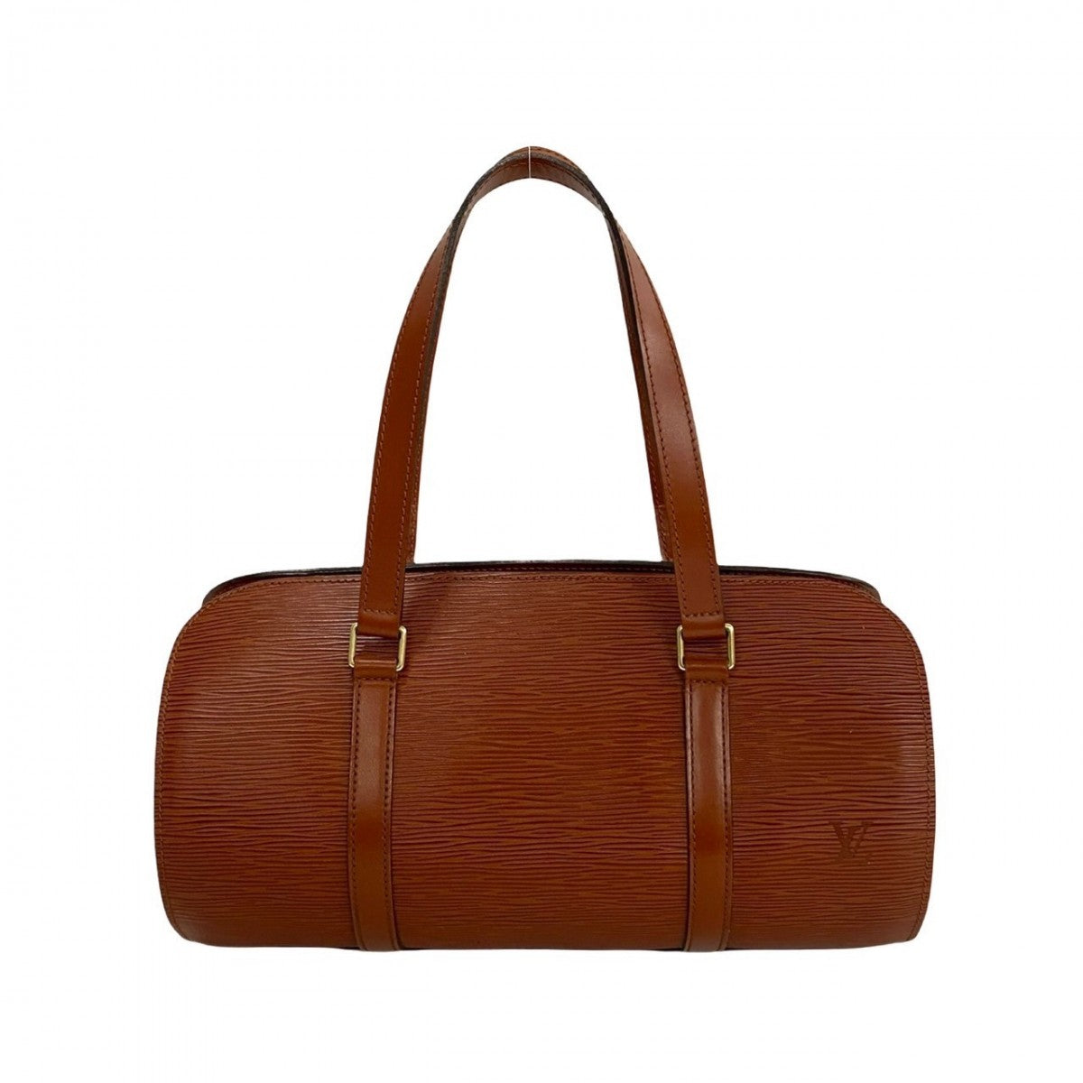 LOUIS VUITTON Handbag Epi Leather Brown Epi Suflo Women Used