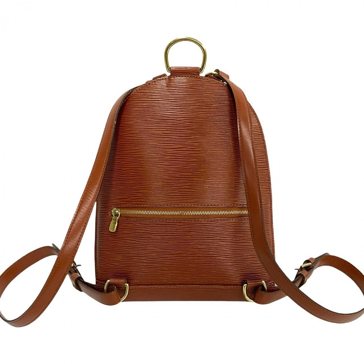 LOUIS VUITTON Backpack Epi Leather Brown Epi Mabillon