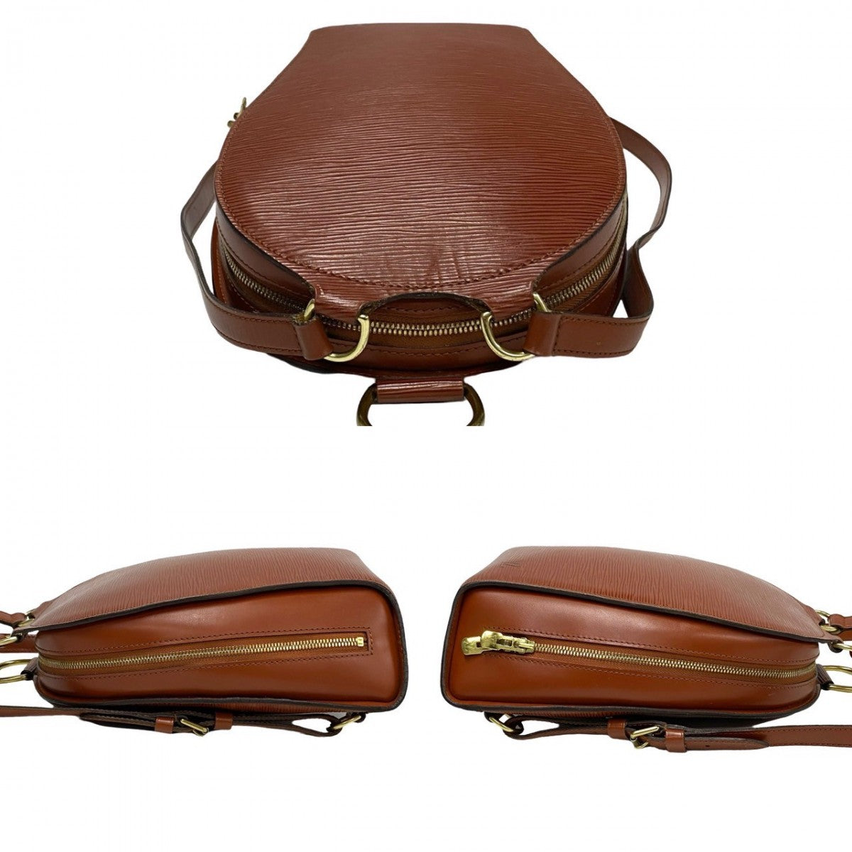 LOUIS VUITTON Backpack Epi Leather Brown Epi Mabillon