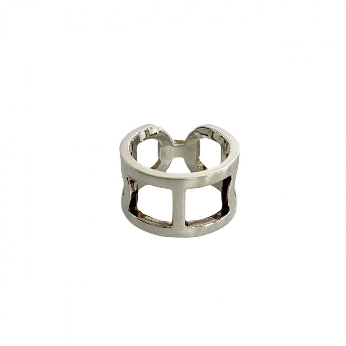 HERMES Ring Silver925 Silver Eva - Chene Dunkle 48