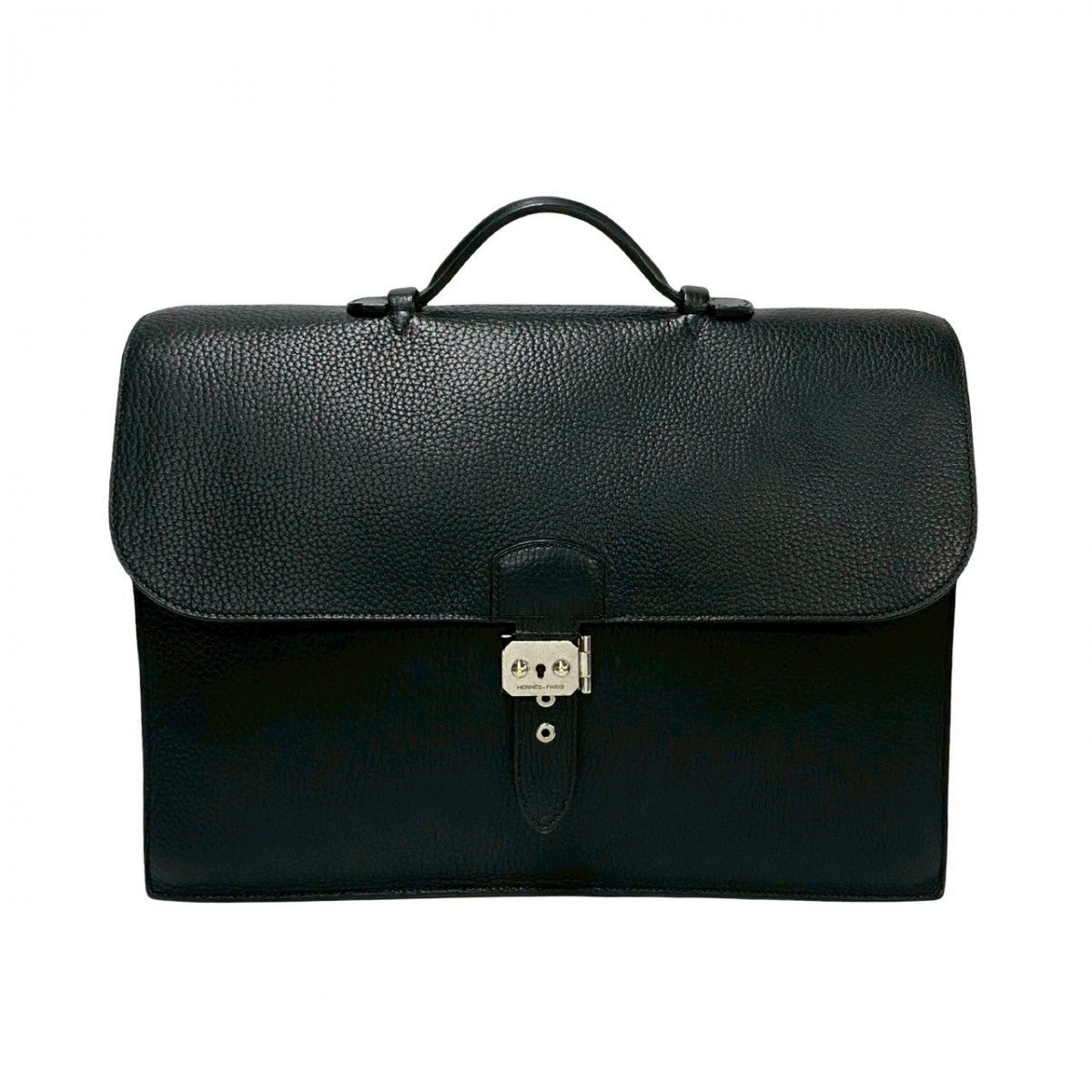 HERMES Business bag Fjord black Sac Adepesh 41