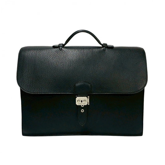 HERMES Business bag Fjord black Sac Adepesh 41