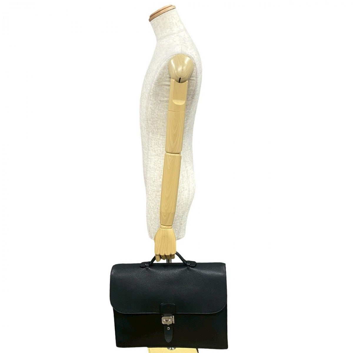 HERMES Business bag Fjord black Sac Adepesh 41