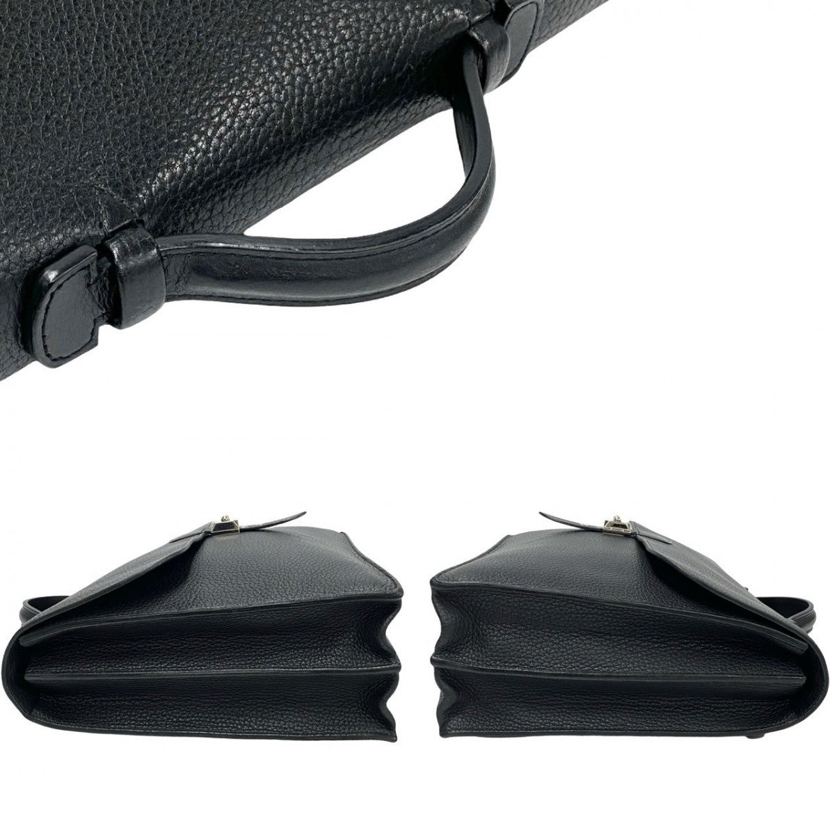 HERMES Business bag Fjord black Sac Adepesh 41