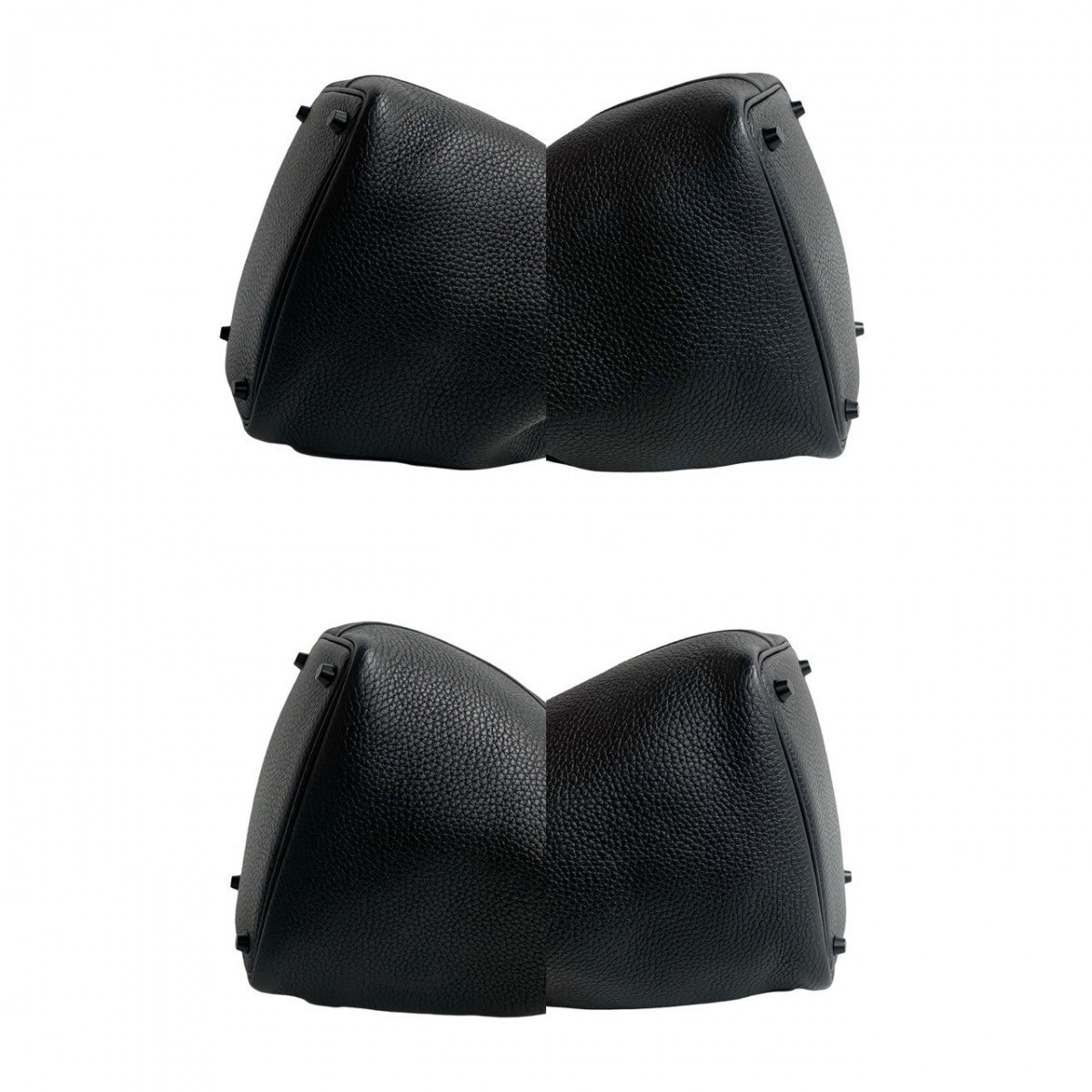 HERMES Handbag Taurillon Clemence black Picotin Lock Monochrome PM