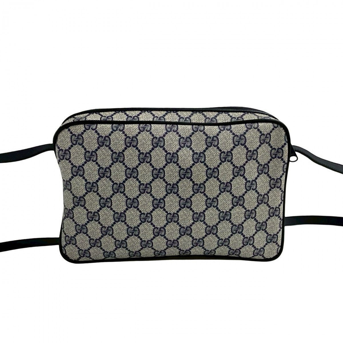 GUCCI Shoulder Bag leather Navy