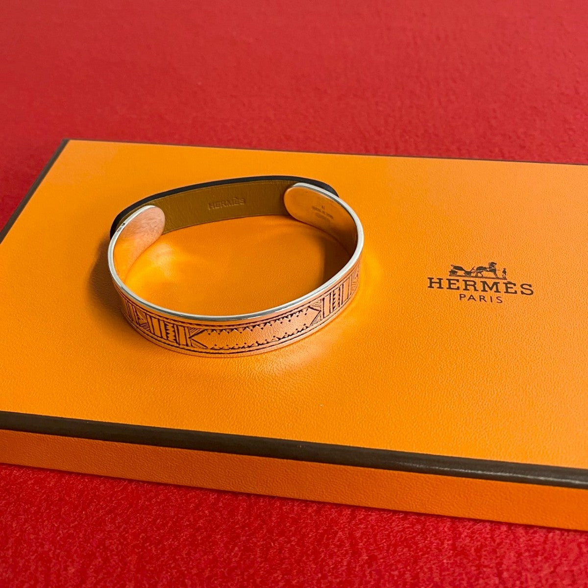HERMES bracelet Silver925 Silver Tuareg bangle