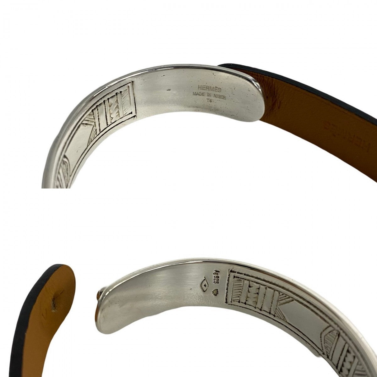 HERMES bracelet Silver925 Silver Tuareg bangle