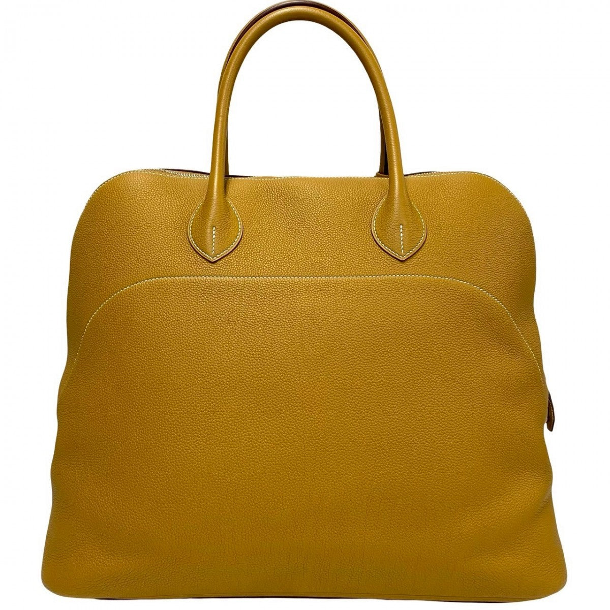 HERMES Handbag leather yellow Bolide Relax 45