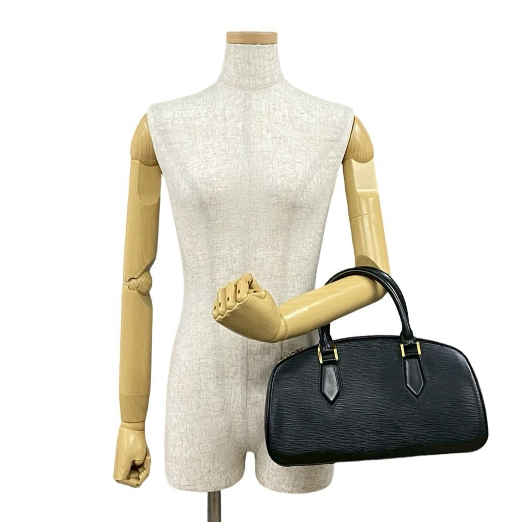 LOUIS VUITTON Handbag Epi Leather black Epi jasmine