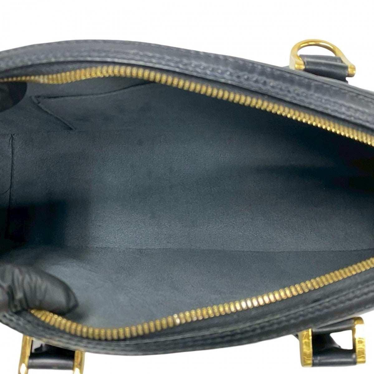 LOUIS VUITTON Handbag Epi Leather black Epi jasmine