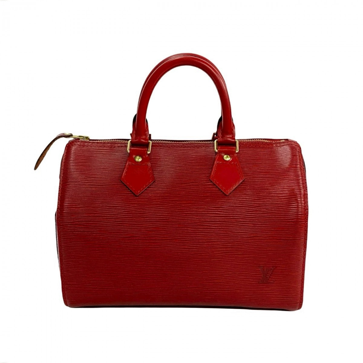LOUIS VUITTON Handbag Epi Leather Red Epi Speedy 25