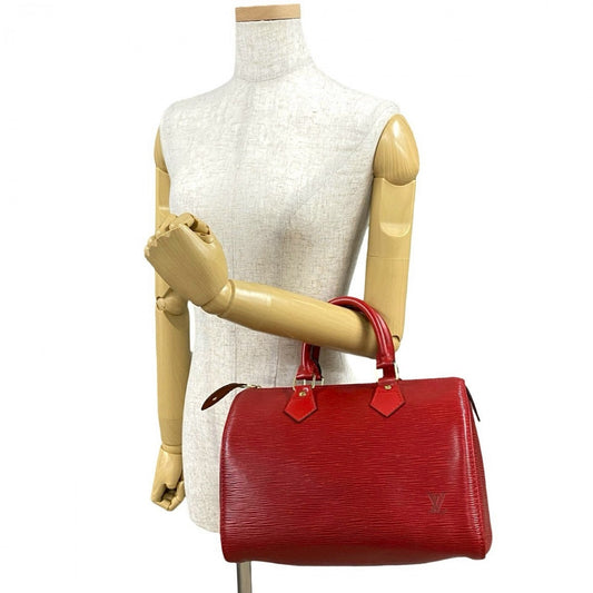 LOUIS VUITTON Handbag Epi Leather Red Epi Speedy 25
