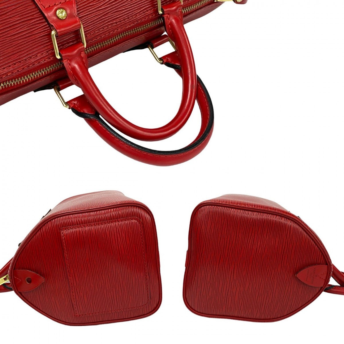 LOUIS VUITTON Handbag Epi Leather Red Epi Speedy 25