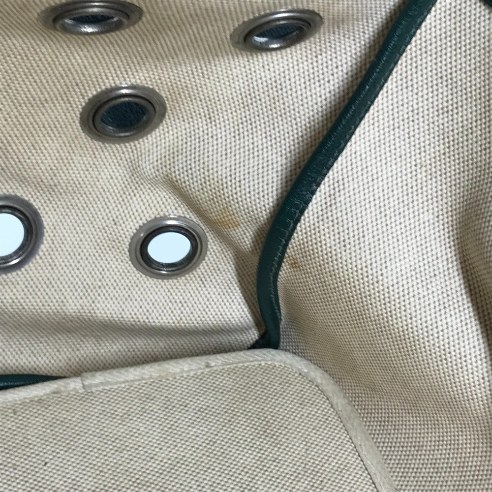 HERMES Shoulder Bag Leather , Leather/Coated Canvas beige Dog Dog Bag Sac de Transport pour Chien unisex(Unisex) Used