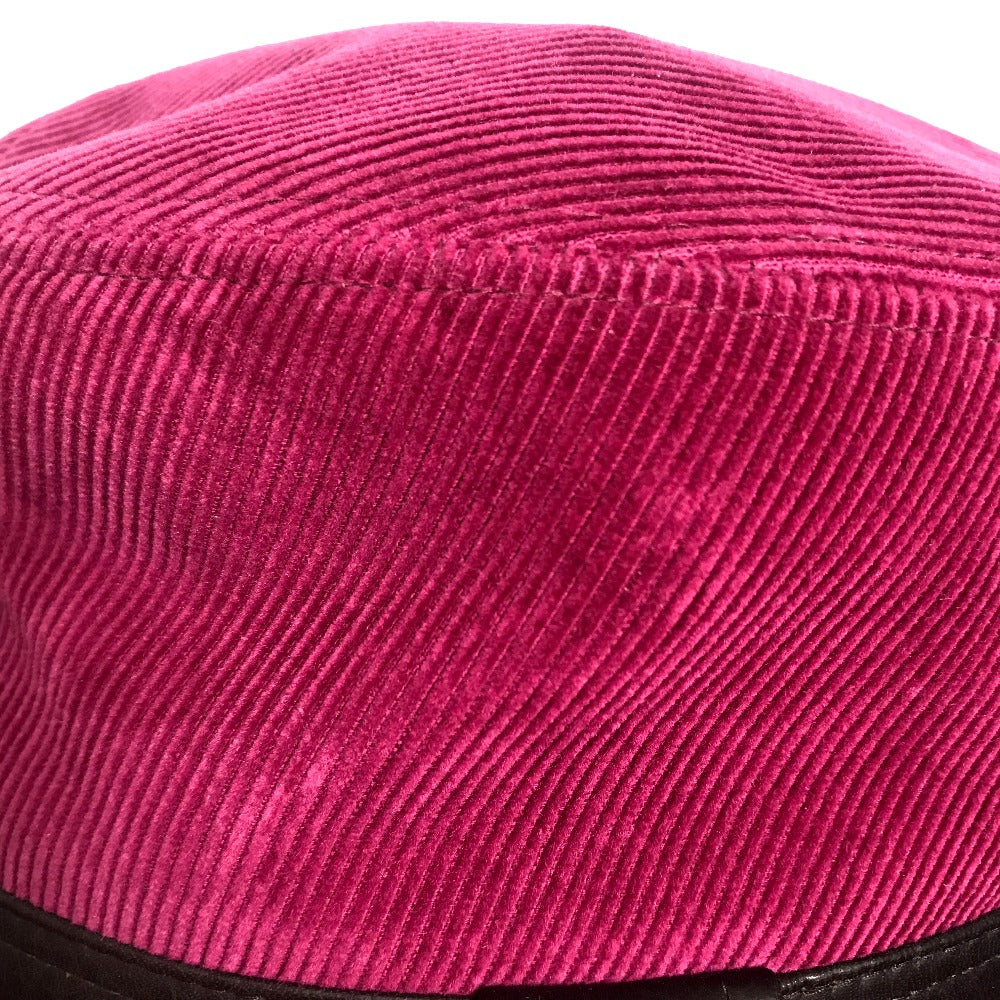 HERMES hat Cotton, Leather Pink purple Fashion Accessories unisex(Unisex) 56 Used