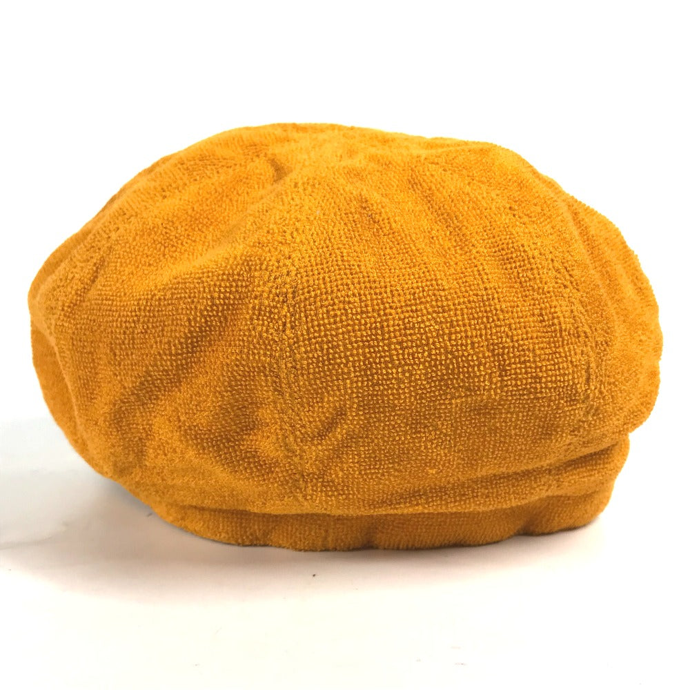 HERMES cap Cotton, Rayon Orange Hat cap cap Casquette Women 57 Used
